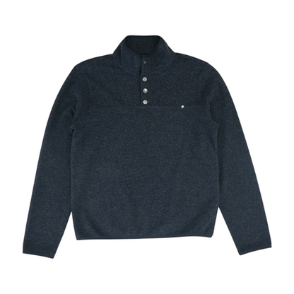 Black Solid 1/4 Zip Pullover