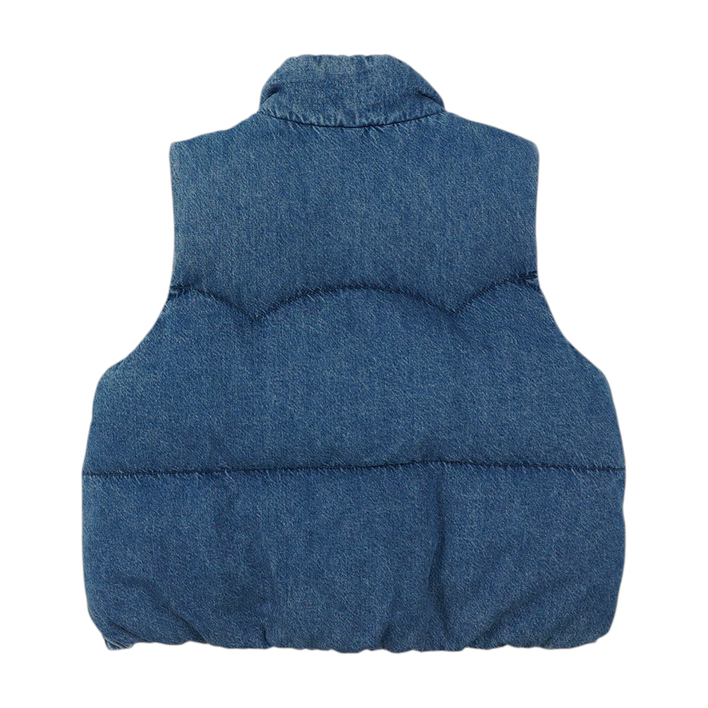 Blue Solid Vest
