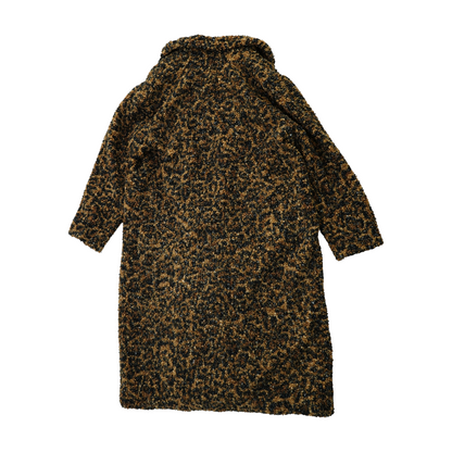 Brown Plus Print Coat