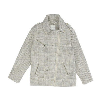 Beige Solid Jacket