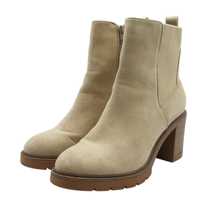 Beige Ankle Boots