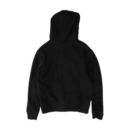 Black Solid Hoodie Pullover