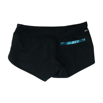Black Print Active Shorts