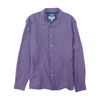 Purple Solid Long Sleeve Button Down