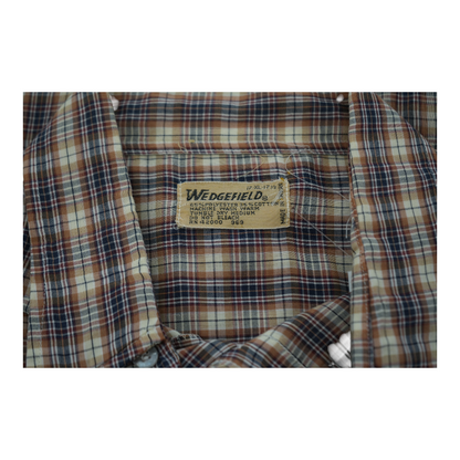 Multi Check Long Sleeve Button Down