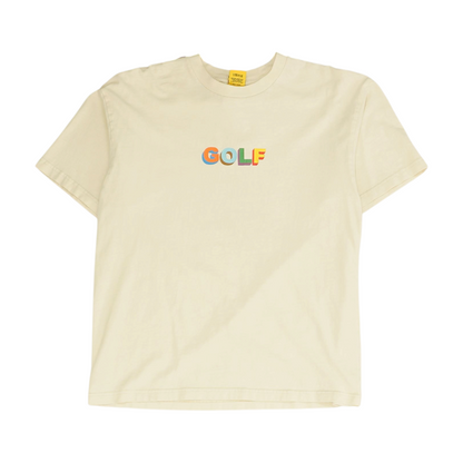 Beige Solid T-Shirt
