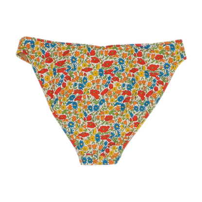 White Floral Swim Bottom