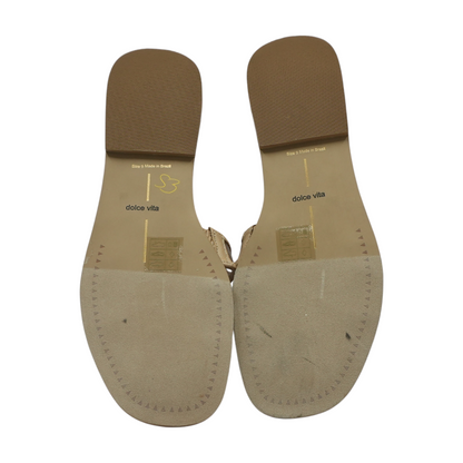 Tan Flat Sandals