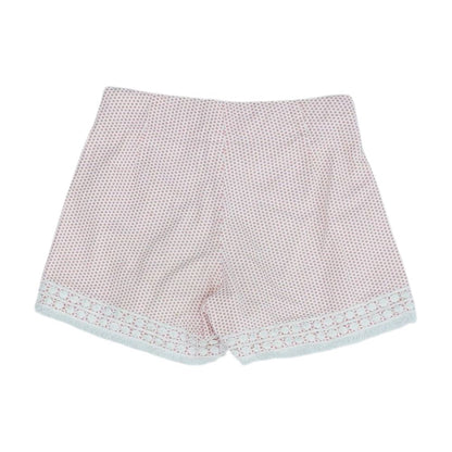 Pink Geometric Shorts