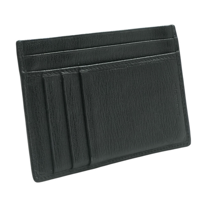 Black Leather Card Case