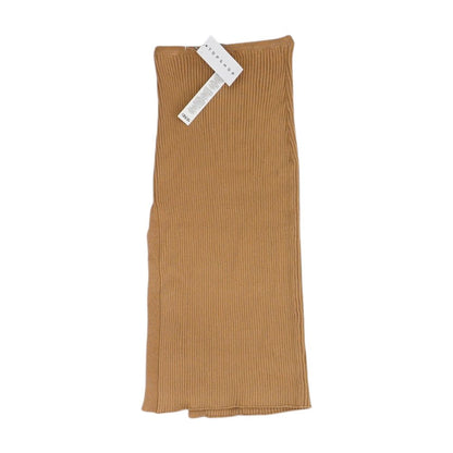 Tan Midi Skirt