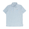Vineyard Vines White Striped Short Sleeve Polo – Image 1