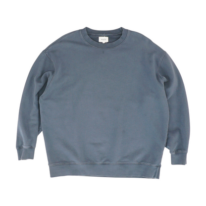 Navy Solid Sweatshirt Pullover