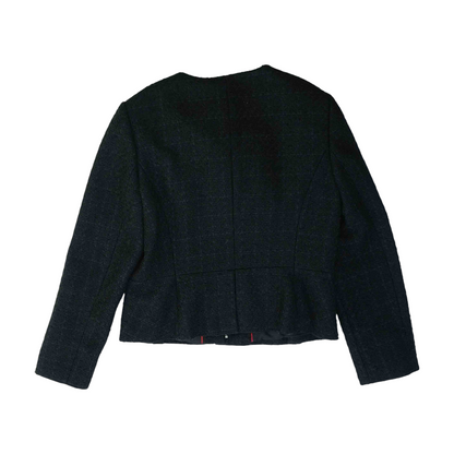 Black Solid Blazer
