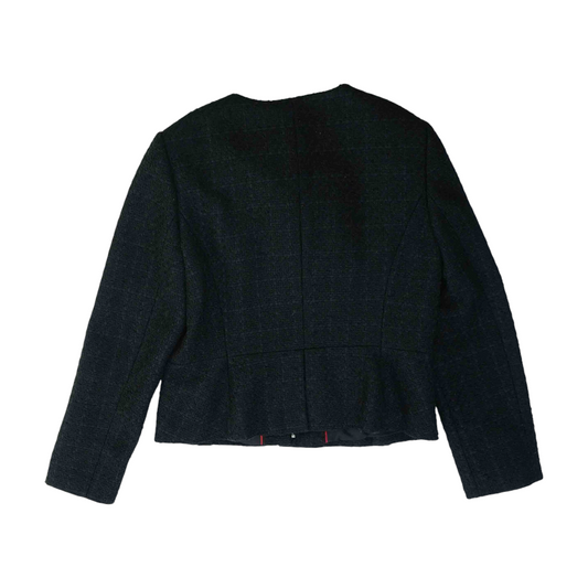 Hover Black Solid Blazer
