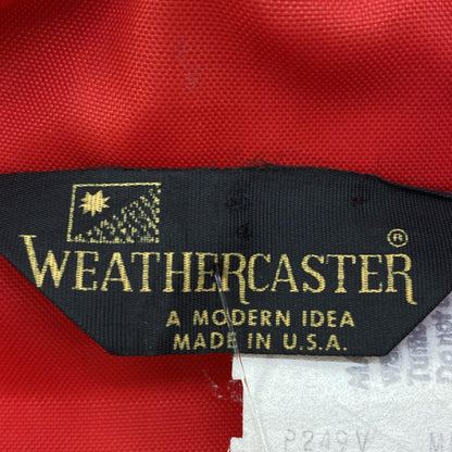 Vintage Red Solid Rain Jacket