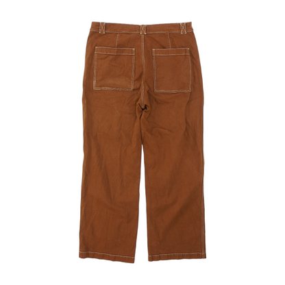 Rust Wide Leg Jeans