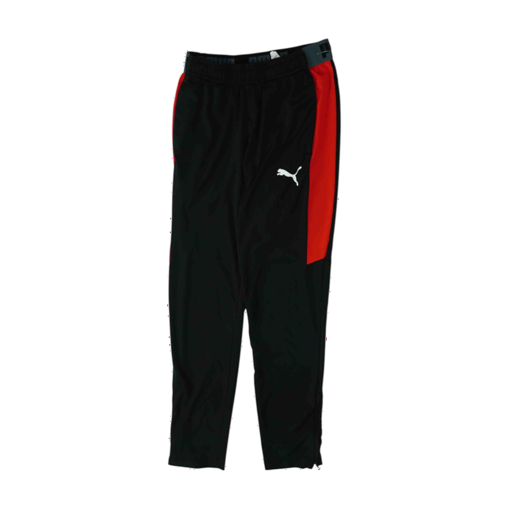 Black Color Block Regular Pants