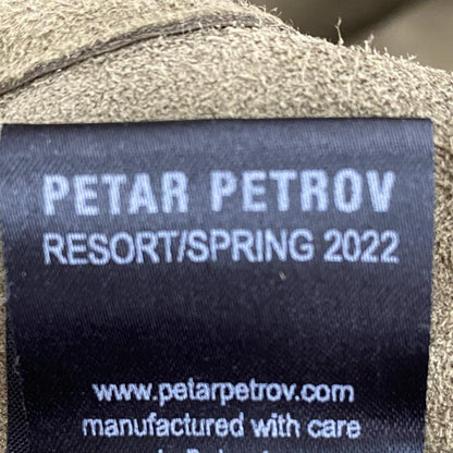 Brown Resort-Spring 2022 Cargo Leather Pant