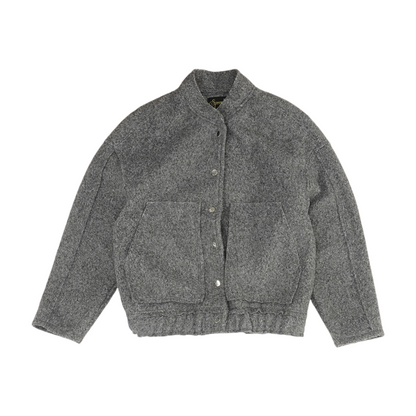 Gray Solid Jacket