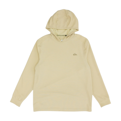 Tan Solid Hoodie Pullover