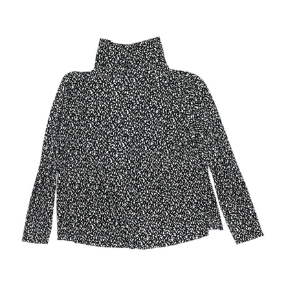 Black Abstract Blouse