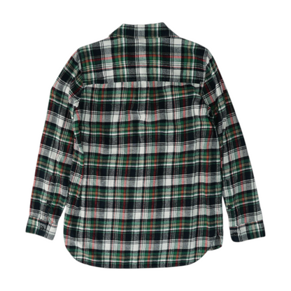 Multi Plaid Flannel Button Down