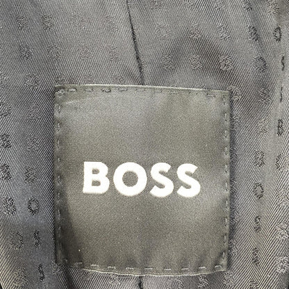 Black Solid Wool Suit