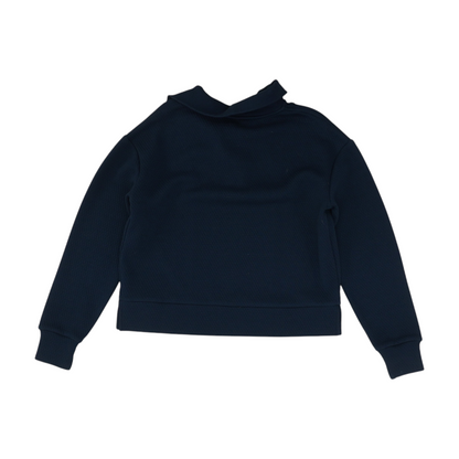Navy Solid 1/4 Zip Pullover
