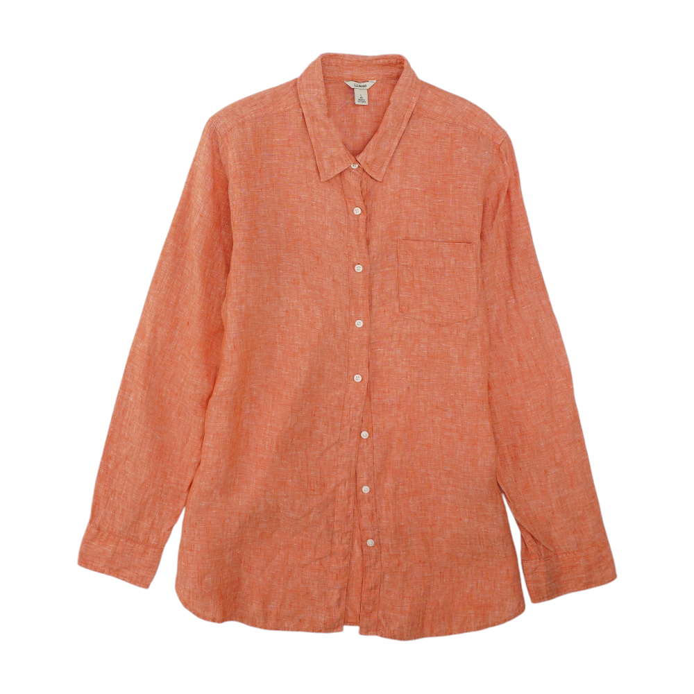 Orange Button Down