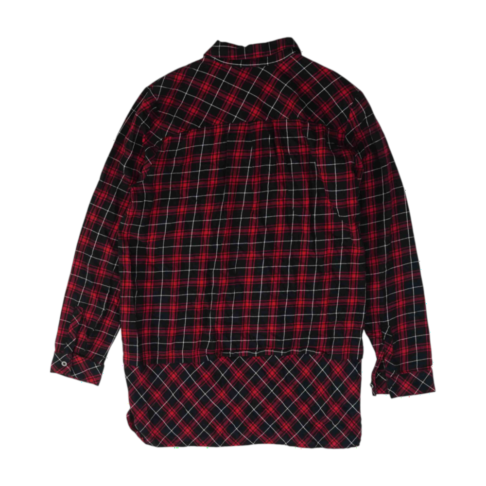Black Plaid Button Down