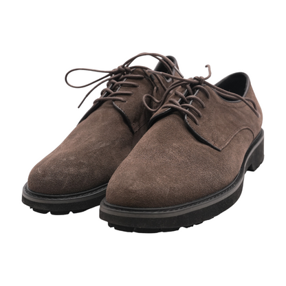 Brown Lace-Up Dress Shoes