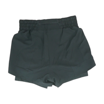 Black Solid Active Shorts