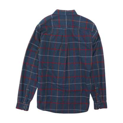 Blue Plaid Flannel Button Down