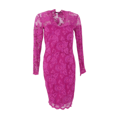 Magenta Midi Dress