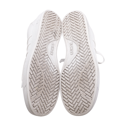 White Low-Top Athletic Shoes