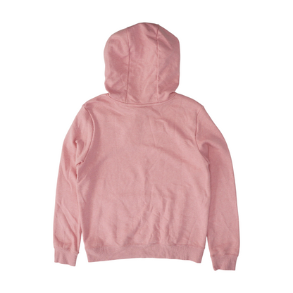 Pink Solid Hoodie Pullover