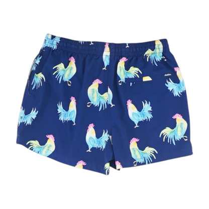 Navy Graphic Swim Bottom