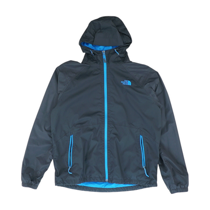 Black Solid Rain Jacket