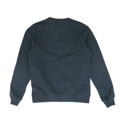 Black Solid Sweatshirt Pullover