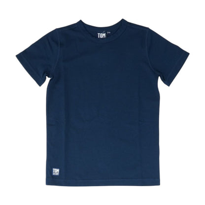 Navy Solid Swim Top