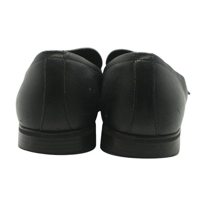 Black Saffiano Leather Loafer
