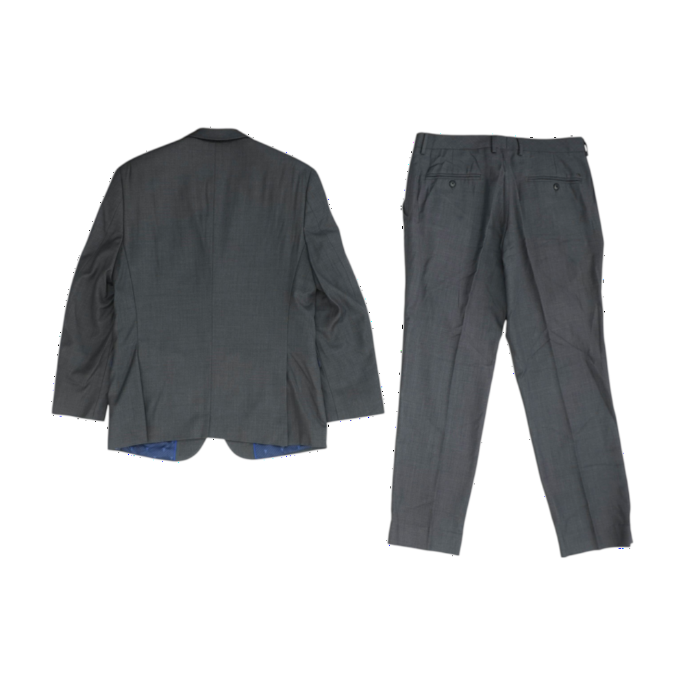 Gray Solid Suit