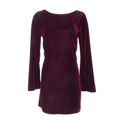 Maroon Mini Dress