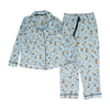 Blue Graphic Pajama Set