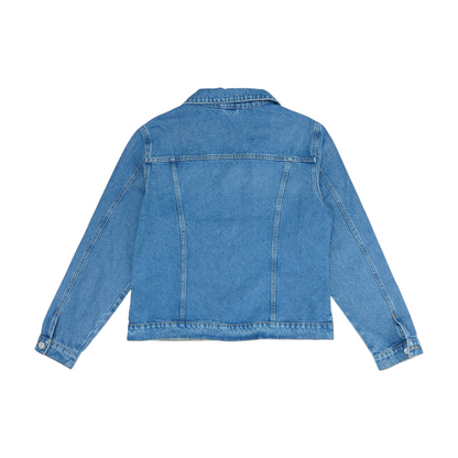 Blue Plus Solid Denim Jacket