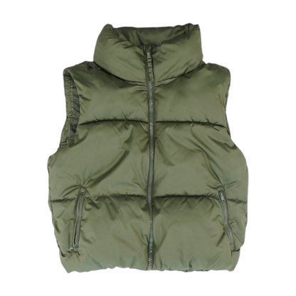 Green Solid Vest