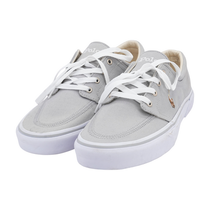 Gray Lace-Up Casual Shoes