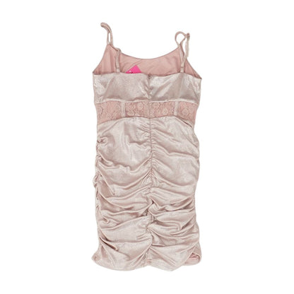 Pink Solid Dress