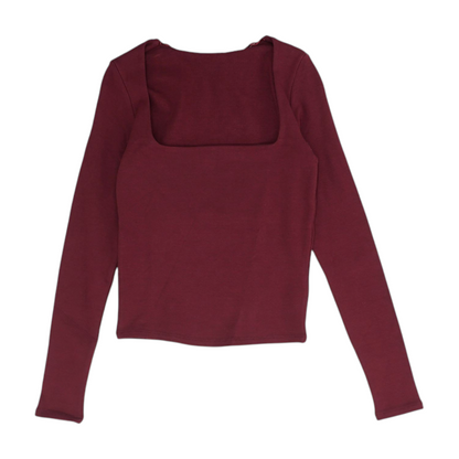 Burgundy Blouse